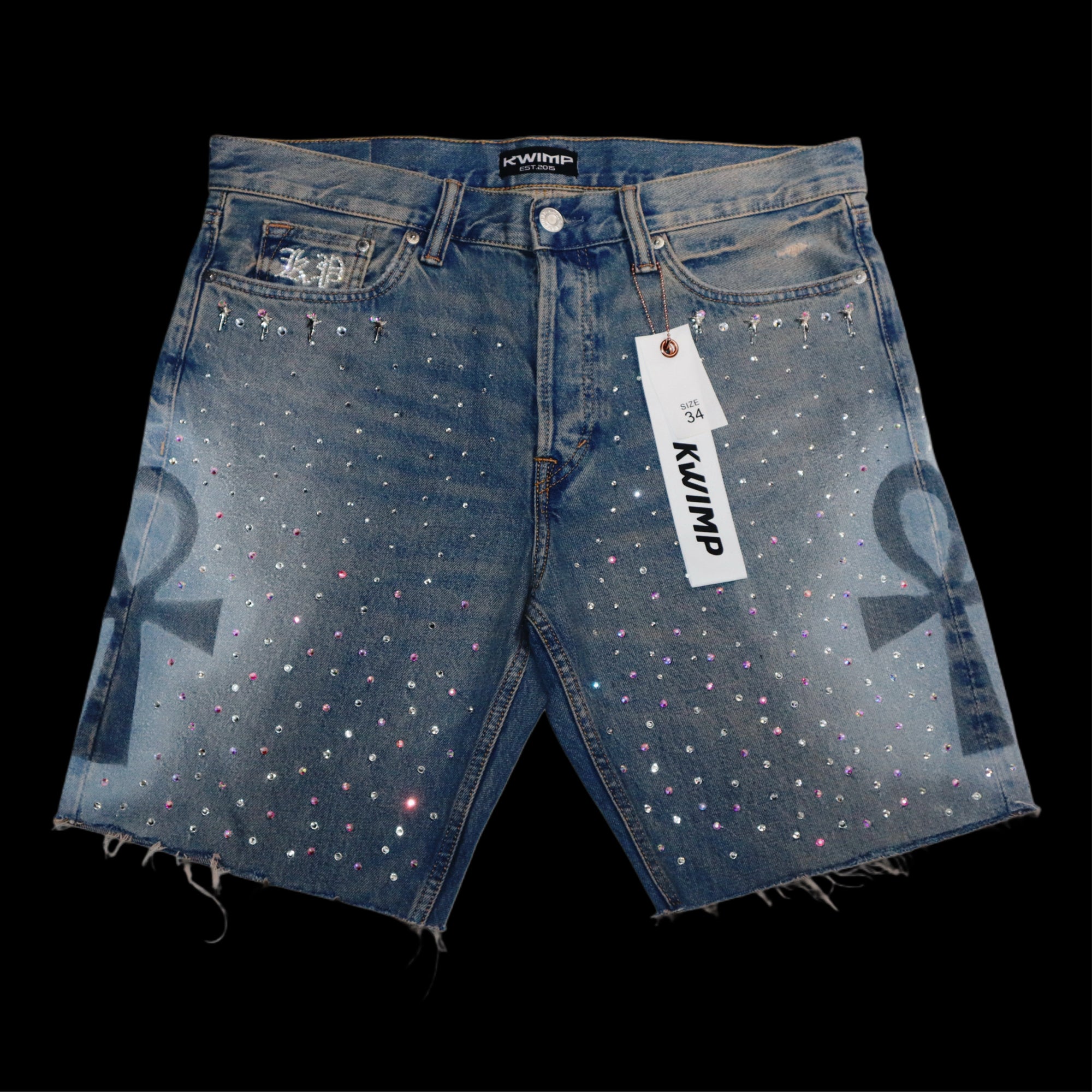 KP: Galaxy Mode Denim Jeans Shorts {size 32}