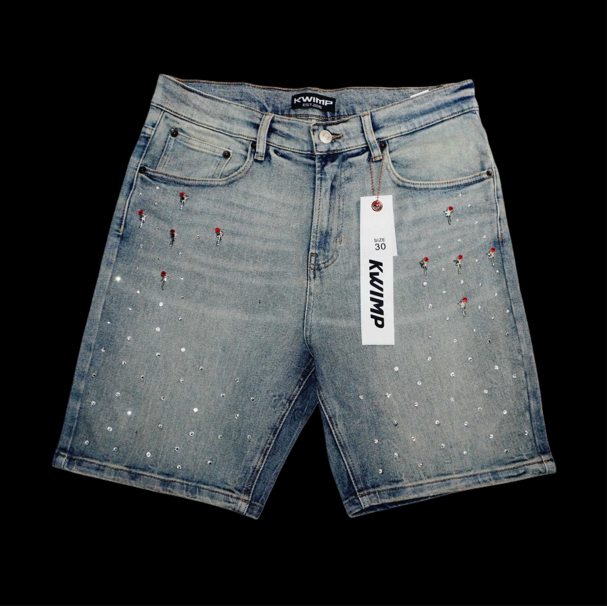 KP:STAR DRIP Denim Jeans Shorts {size 30}