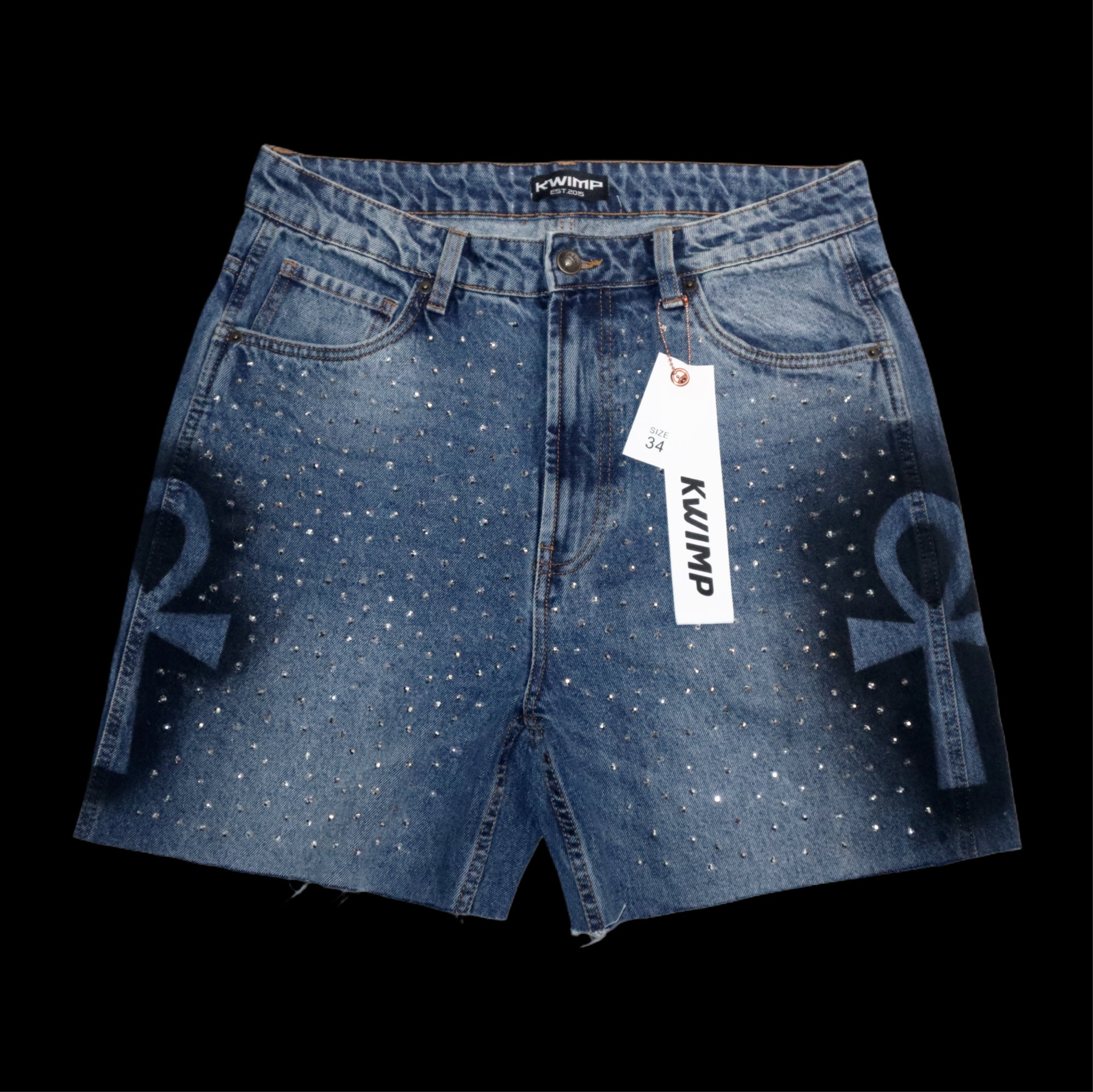 KP:Dark Sky Denim Jeans Shorts {size 34}