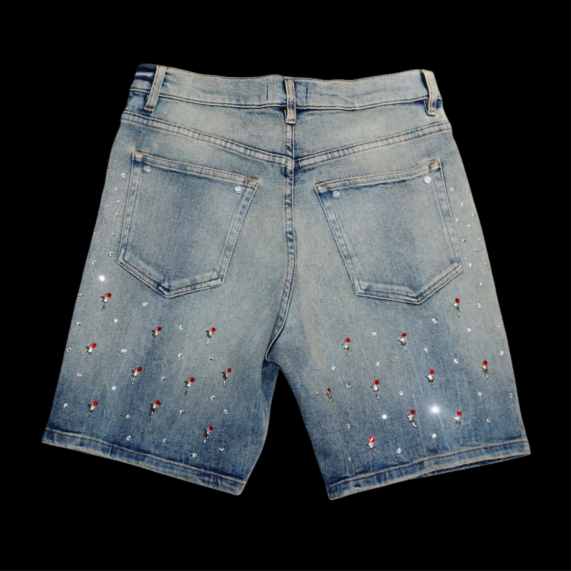 KP:STAR DRIP Denim Jeans Shorts {size 30}