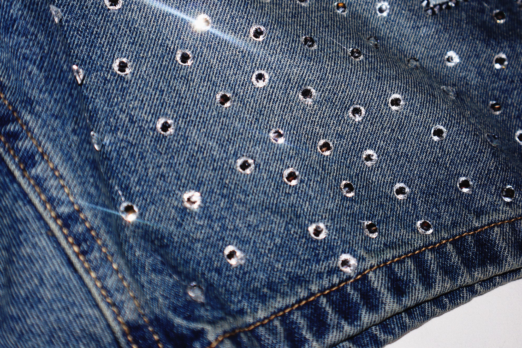 KP: MARS GALAXY Denim Jeans Shorts {Size 30}
