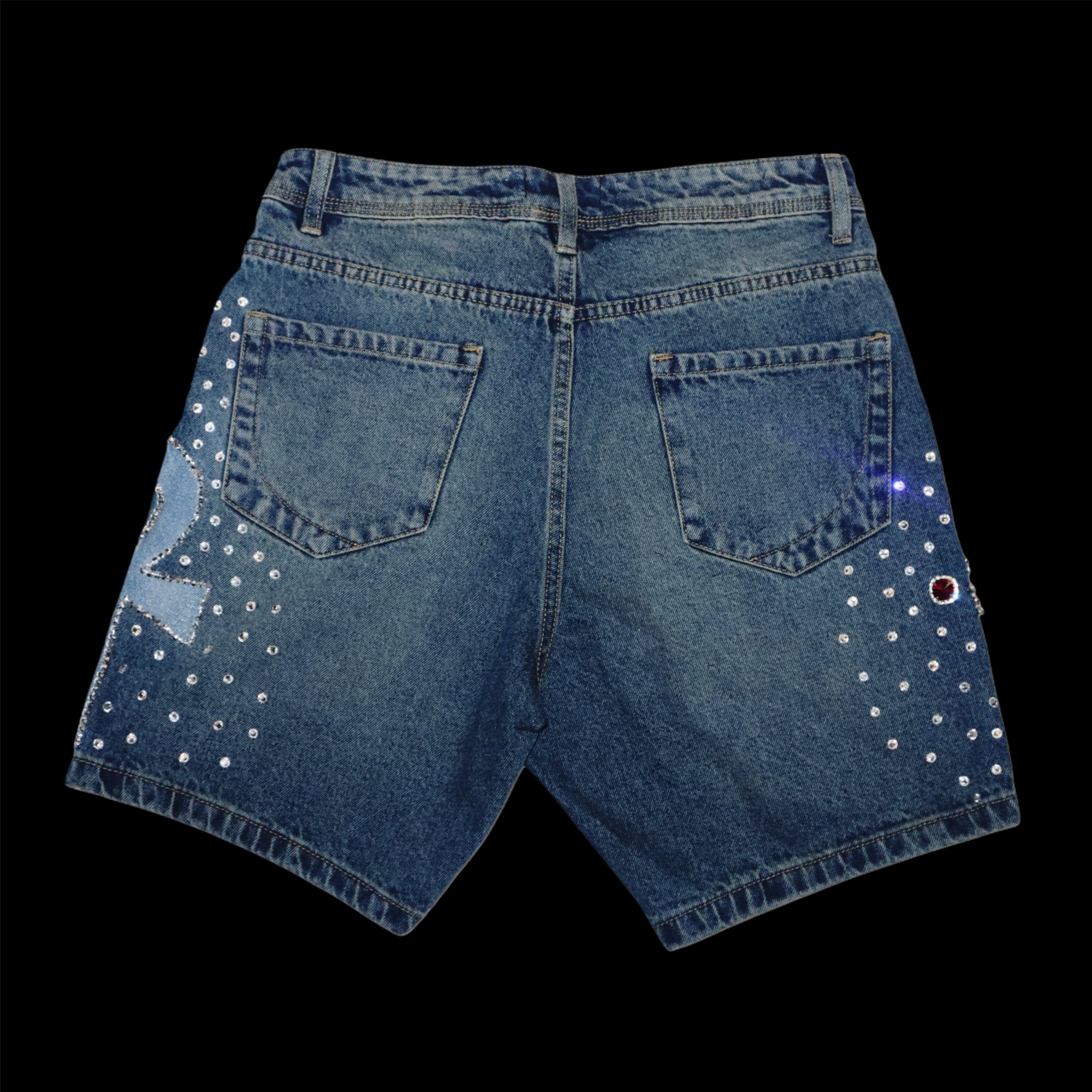KP: MARS GALAXY Denim Jeans Shorts {Size 30}