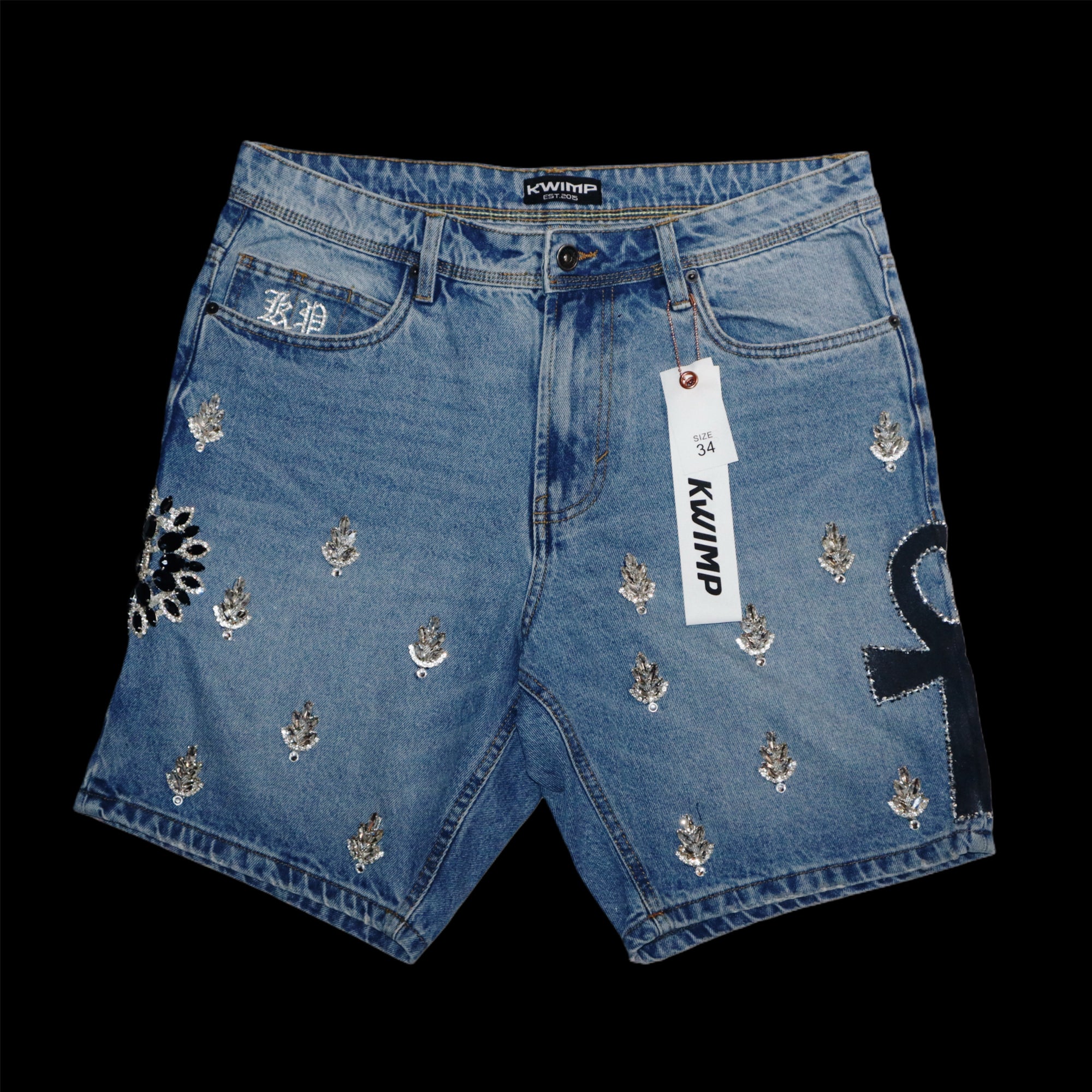 KP: Lucky Mode Denim Jeans Shorts {size 34}