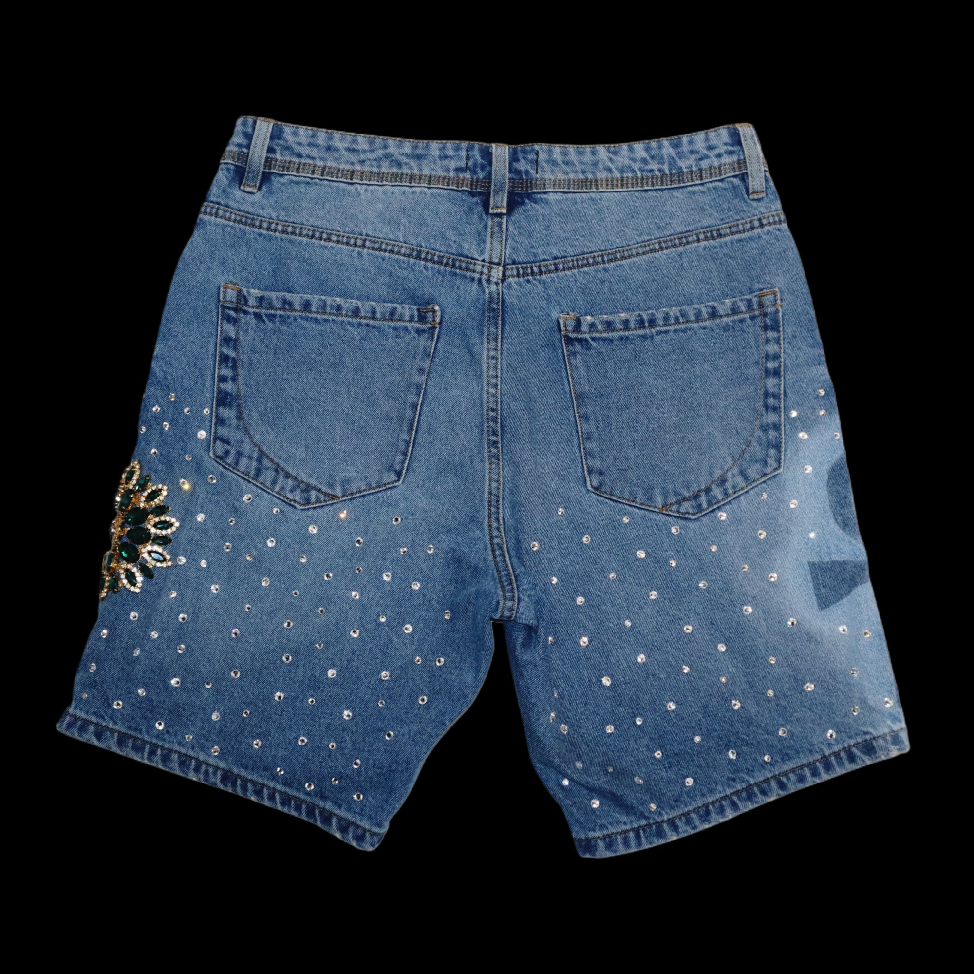 KP: EMERALD Denim Jeans Shorts {size 32}