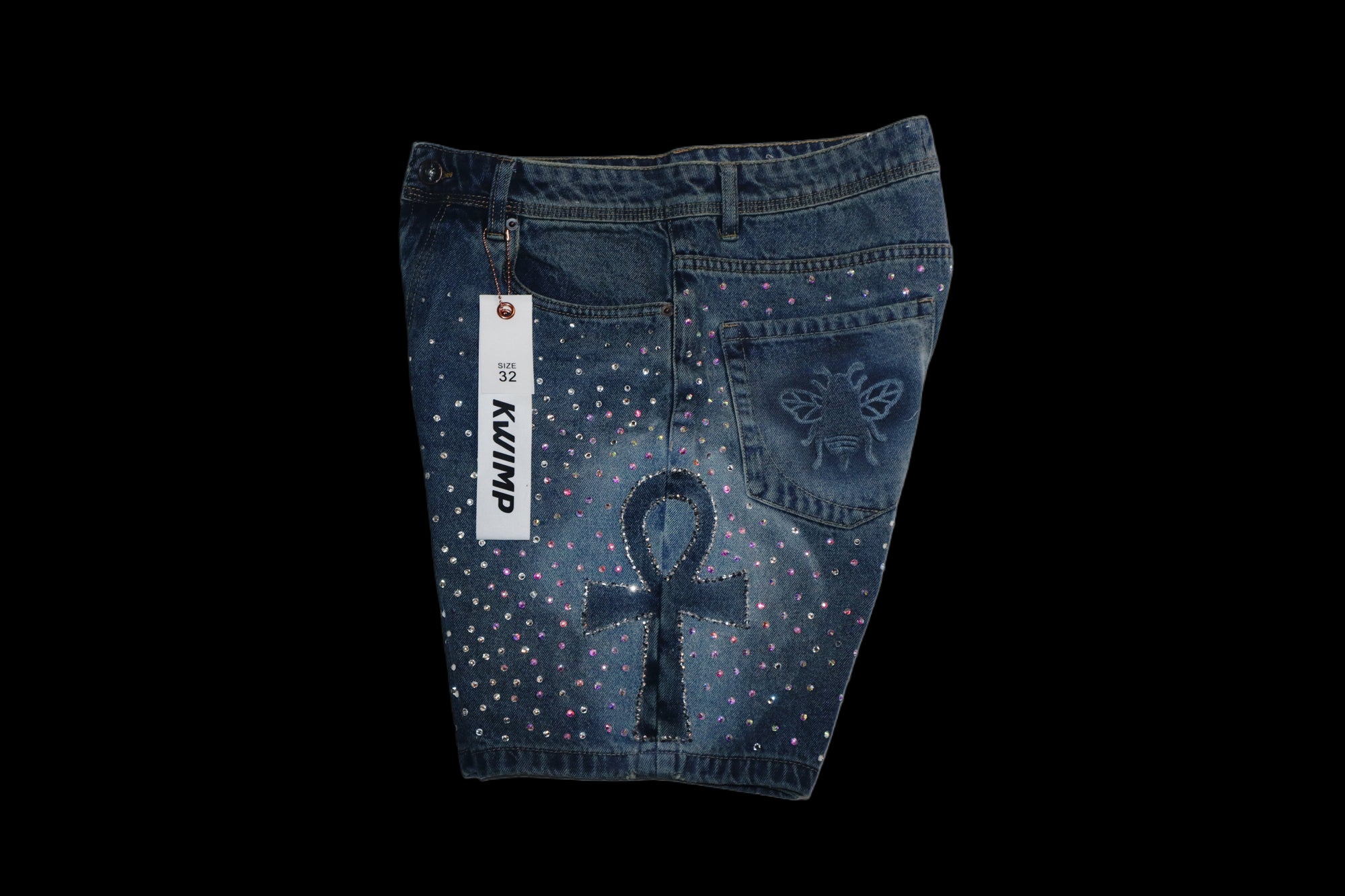 KP: Galaxy Denim Jeans Shorts {size 32}