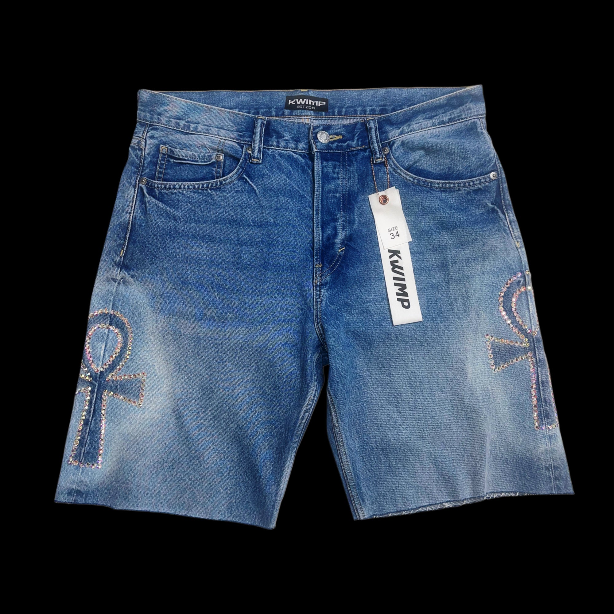 KP: Chopped OG KP Denim Jeans Shorts {size 34}