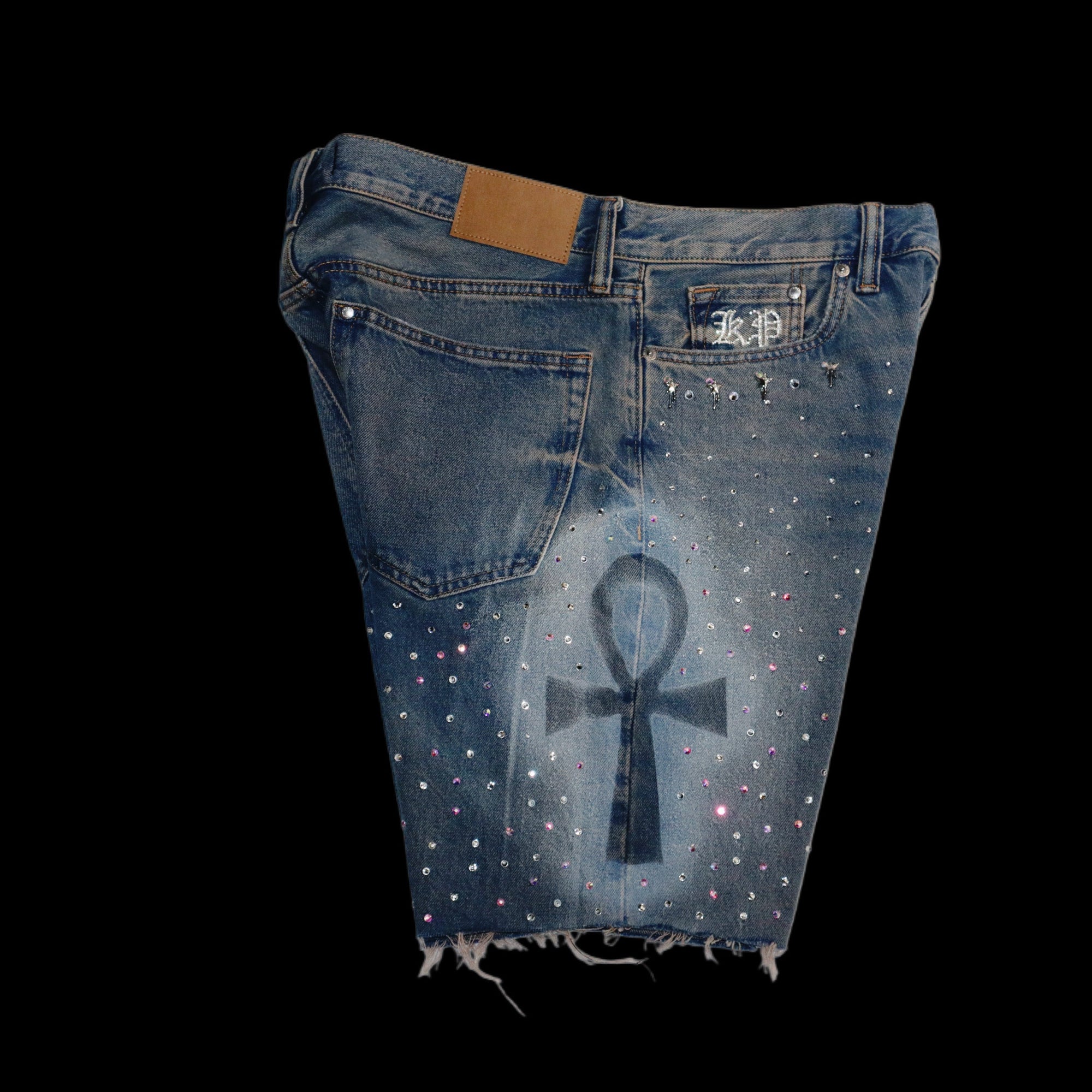KP: Galaxy Mode Denim Jeans Shorts {size 32}