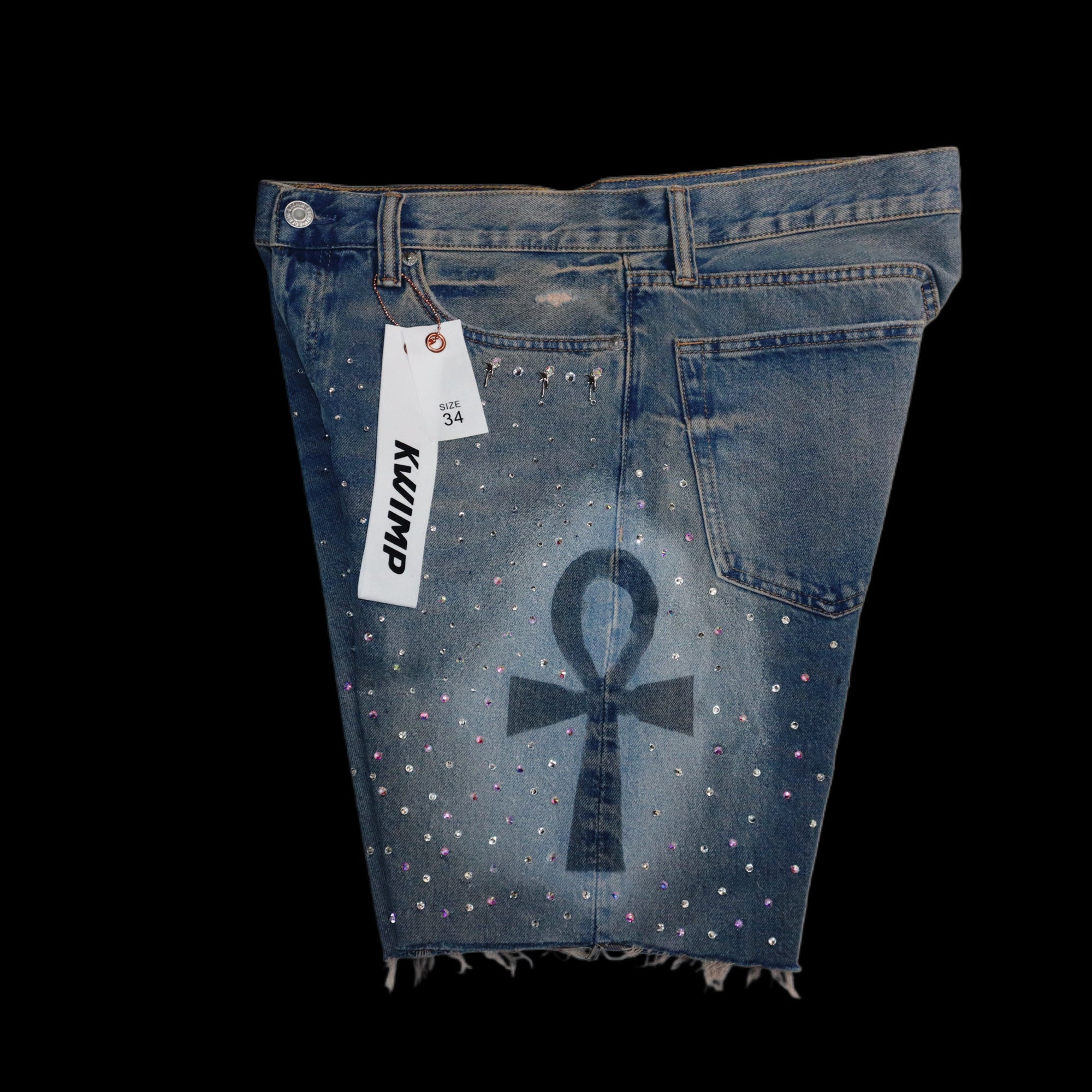 KP: Galaxy Mode Denim Jeans Shorts {size 32}