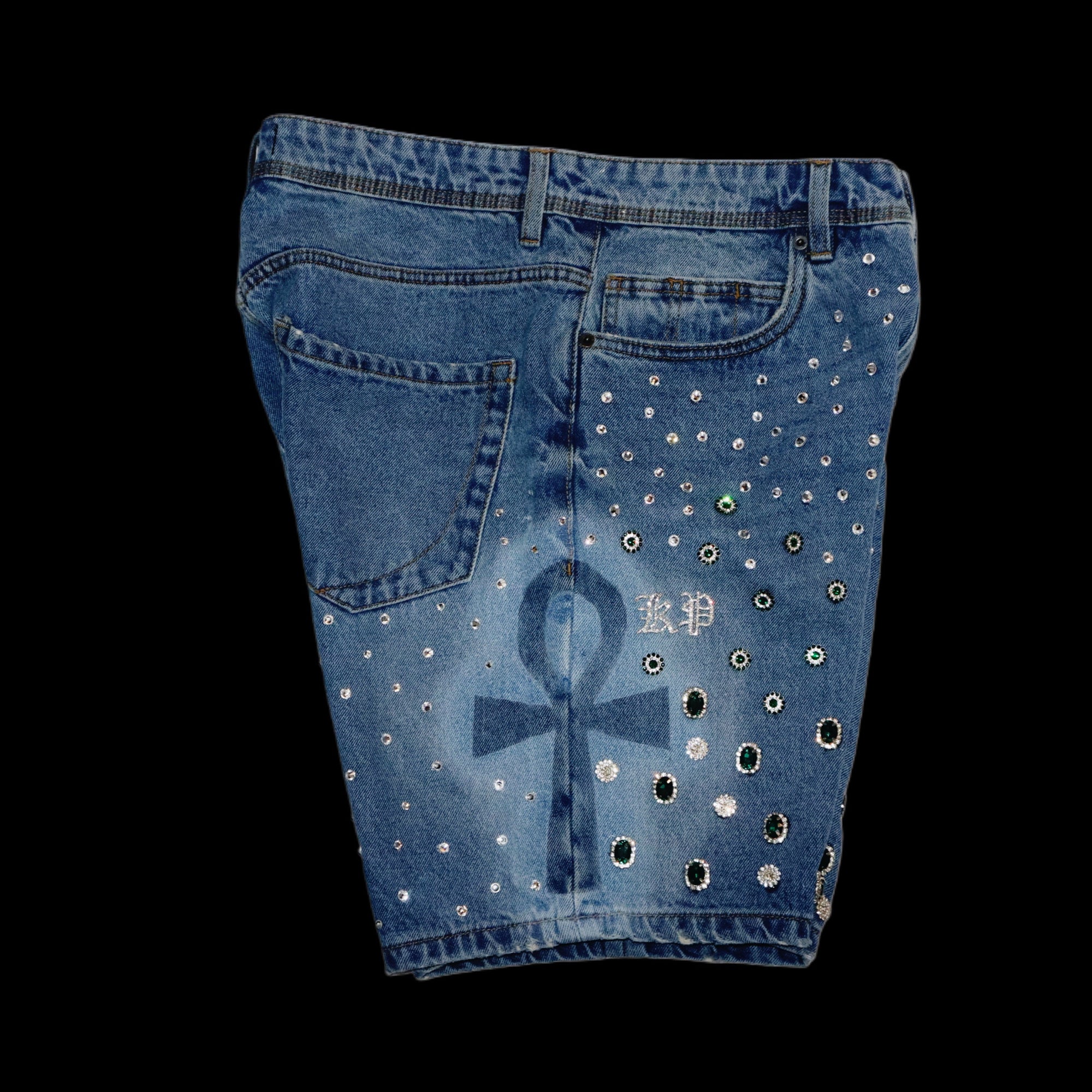 KP: EMERALD Denim Jeans Shorts {size 32}