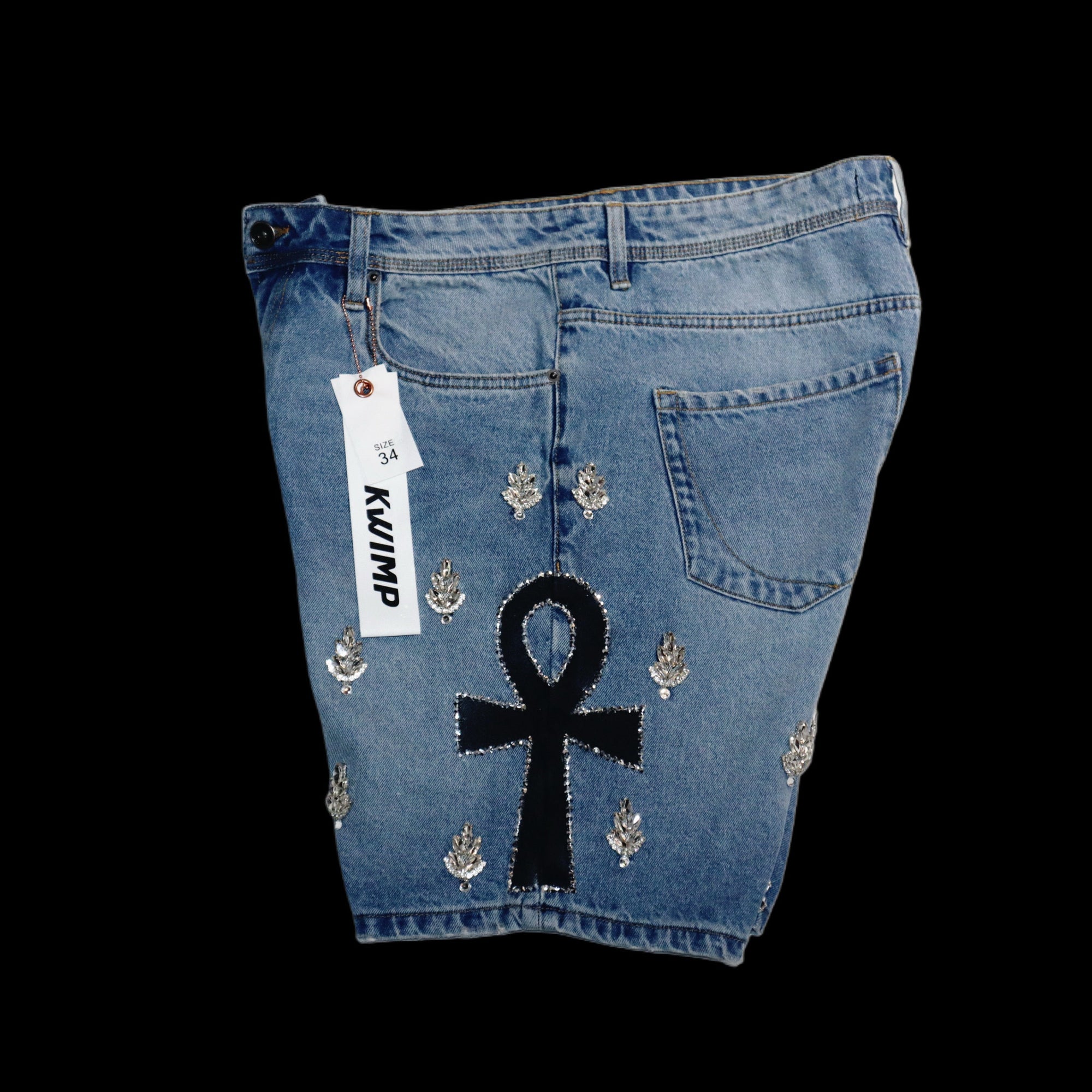 KP: Lucky Mode Denim Jeans Shorts {size 34}