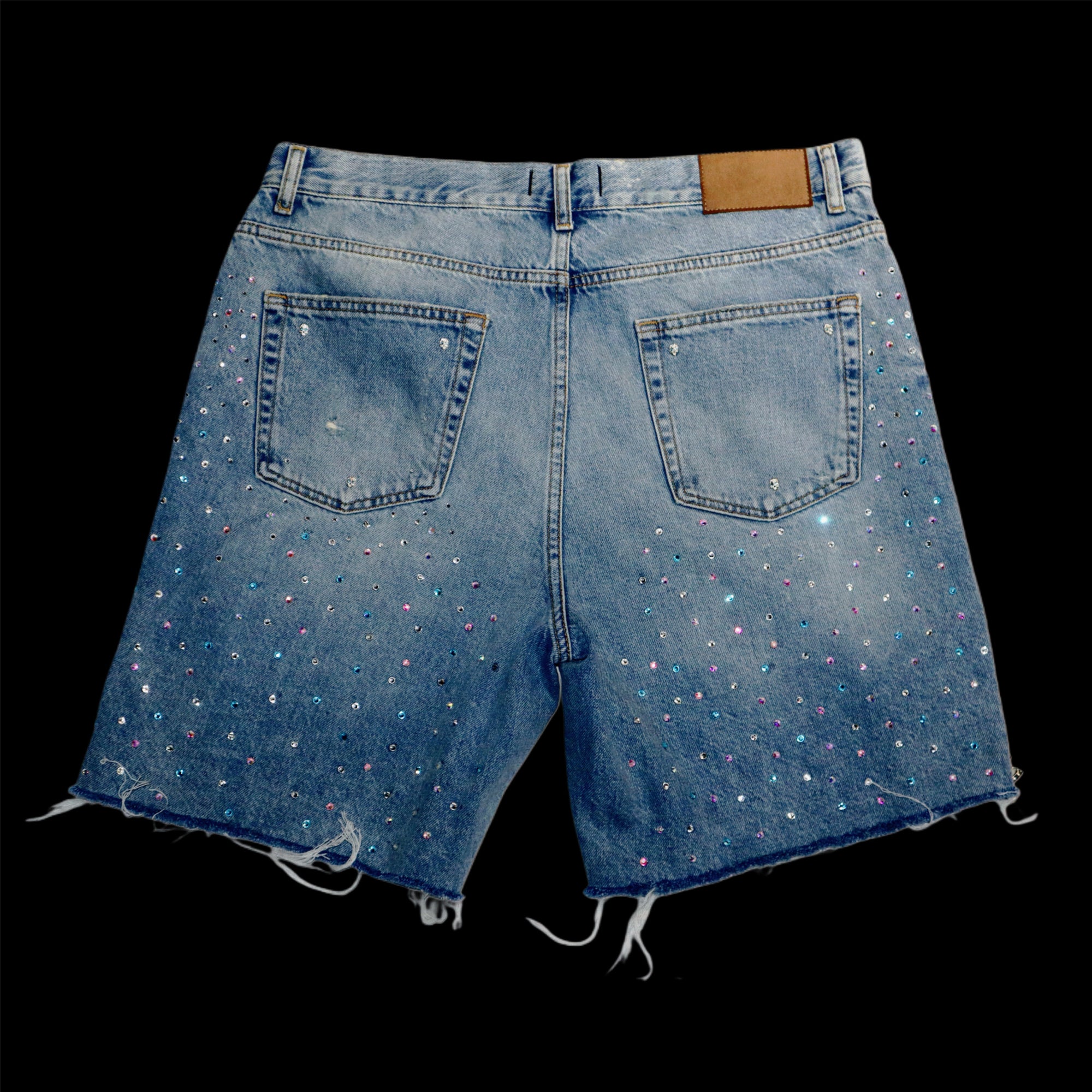 KP: Galaxy Mode Denim Jeans Shorts {size 32}