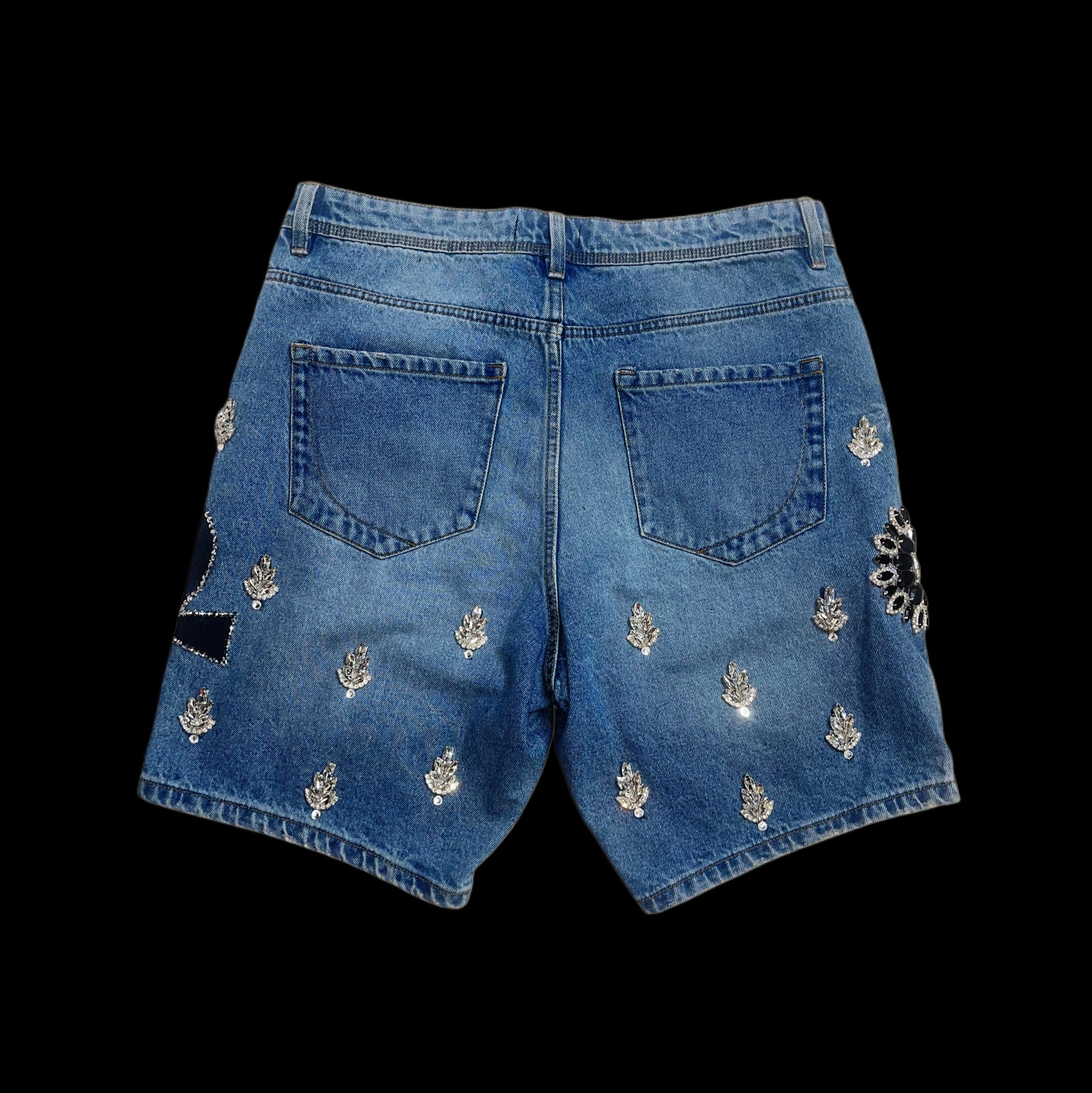 KP: Lucky Mode Denim Jeans Shorts {size 34}
