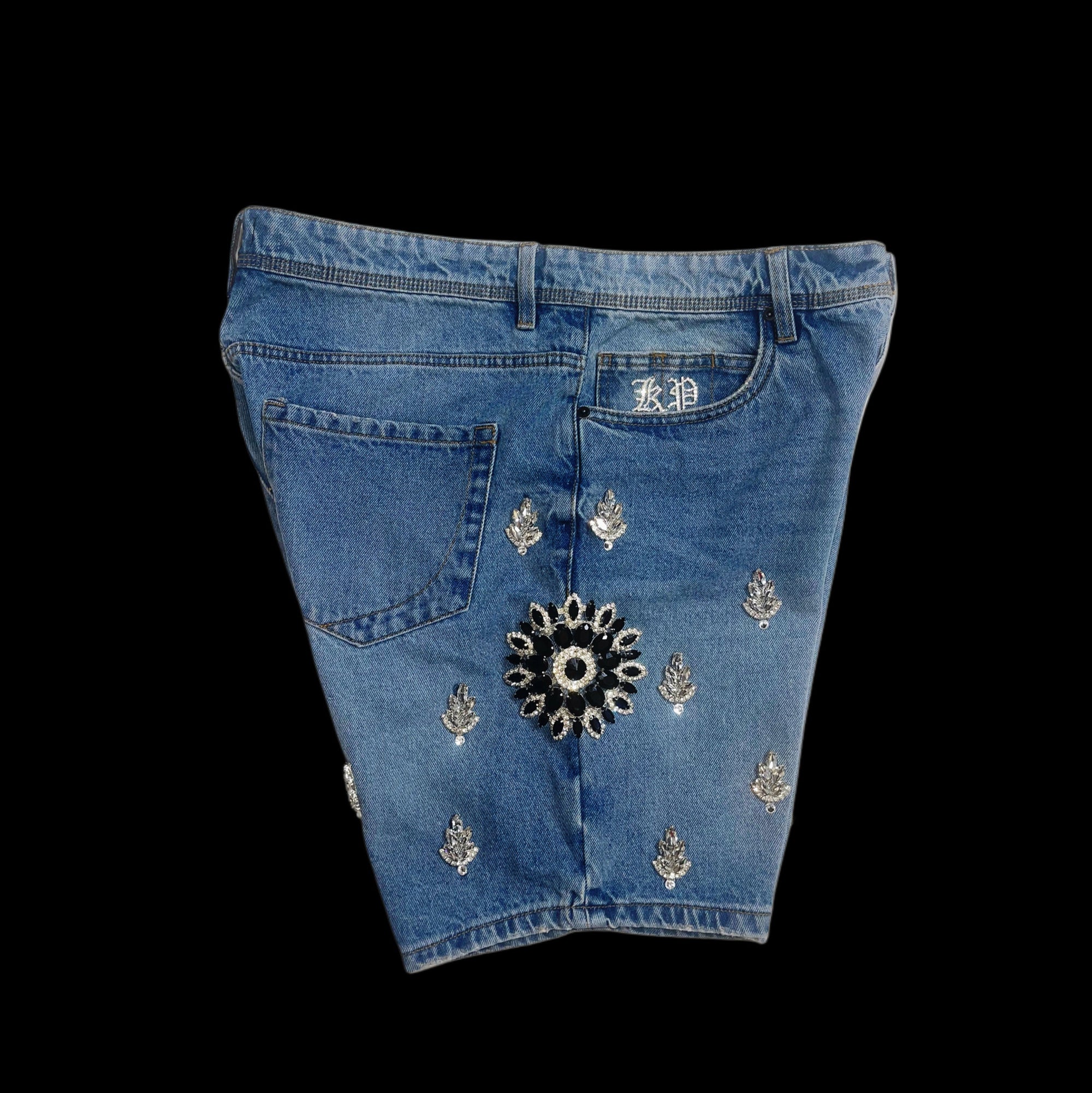 KP: Lucky Mode Denim Jeans Shorts {size 34}