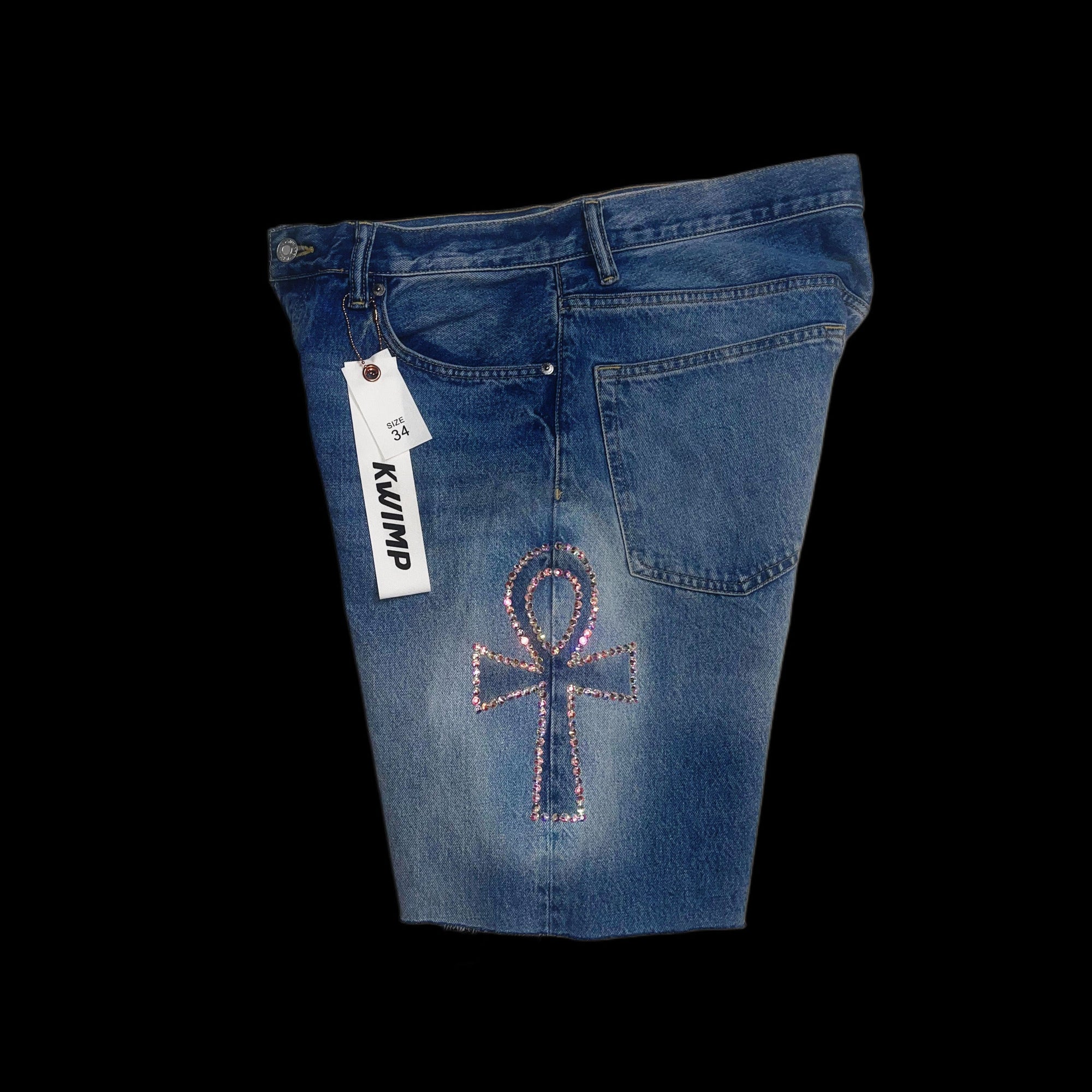 KP: Chopped OG KP Denim Jeans Shorts {size 34}
